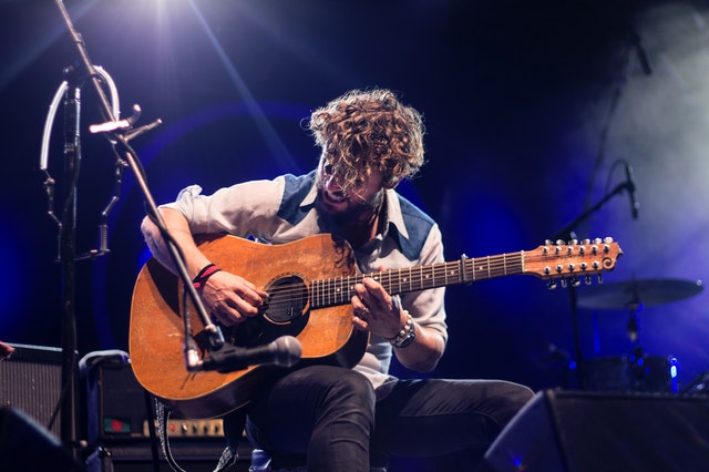 guitare en concert
